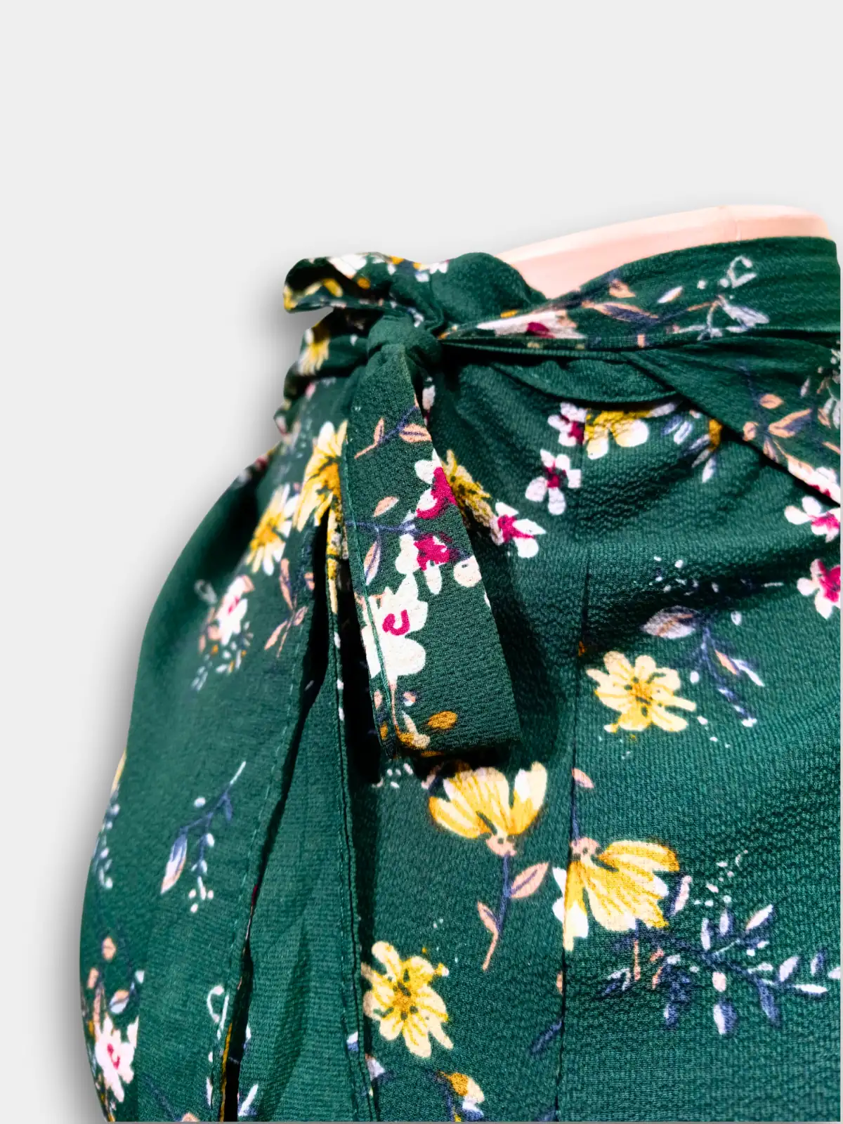 Emerald Garden Wrap Skirt - Cotton bottoms available at theGirlyZone Kampala